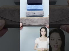 Caixa de óculos ópticos pentagonais